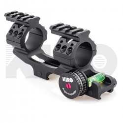 Cantilever 30mm / 1 inch Scope Mount with Bubble level and Angle Adapter